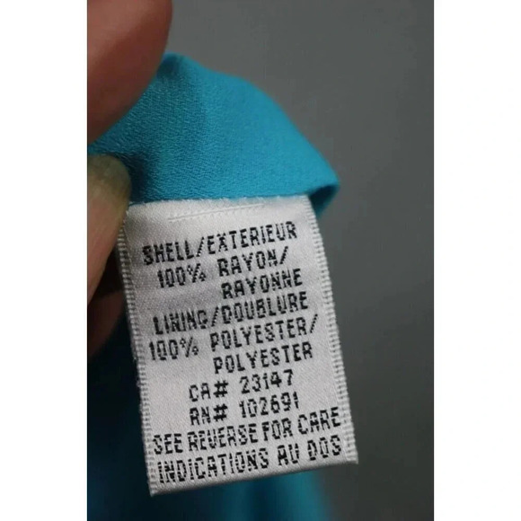 Talbots Floral Ruched Faux Wrap Maxi Dress-Size 16-Chiffon-Back Zip - Picture 6 of 10